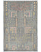 3x4 Gray Kuba Afghan Hand Knotted Wool Area Rug